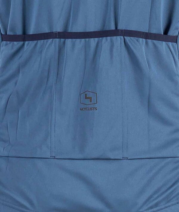 Gravel Cycling Uni-sex Short Sleeve Jersey Gradventure Blue - Image 2