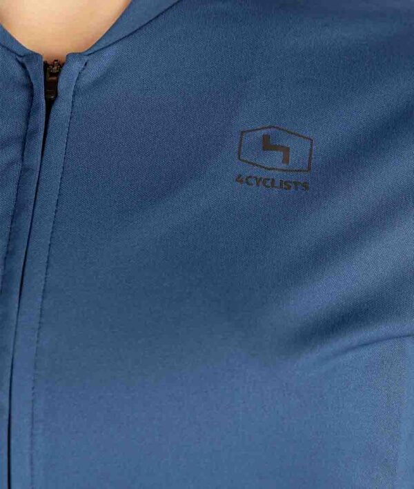 Gravel Cycling Uni-sex Short Sleeve Jersey Gradventure Blue - Image 3