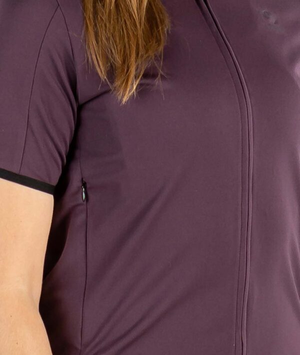 Gravel Cycling Uni-sex Short Sleeve Jersey Gradventure Wine Red - Image 4