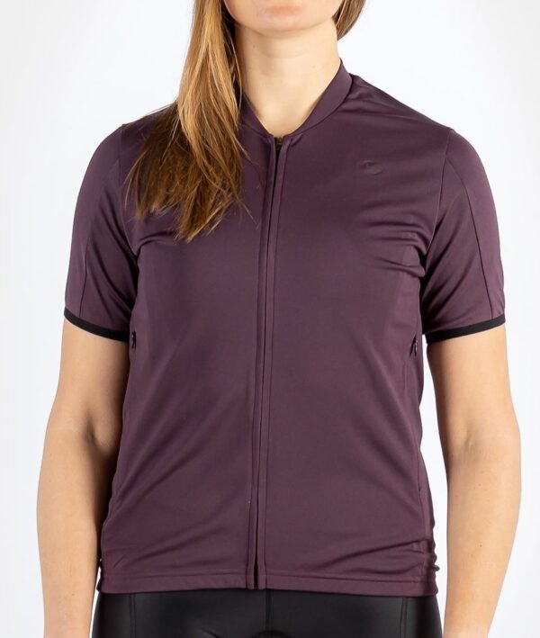 Gravel Cycling Uni-sex Short Sleeve Jersey Gradventure Wine Red
