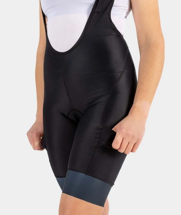 Women's Cycling Cargo Bib Shorts Gradventure Black - Image 5