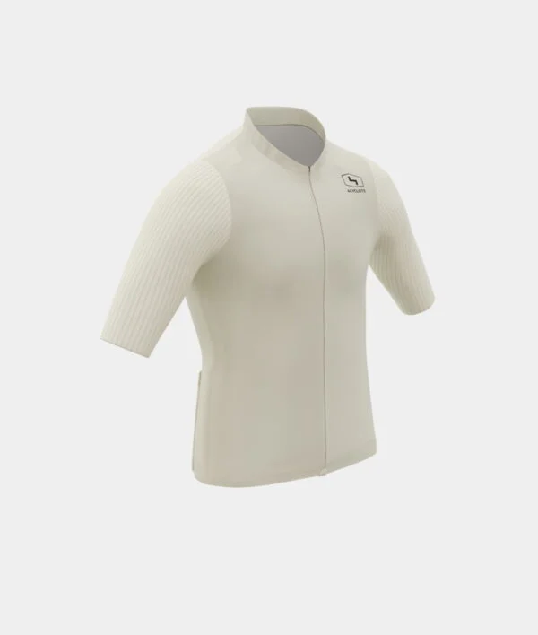 Men's Race Cycling Jersey One Colour Crema